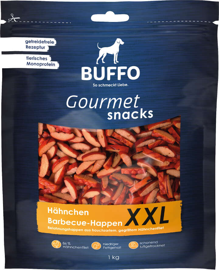 BUFFO Gourmet-Snacks Hähnchen Barbecue-Happen XXL